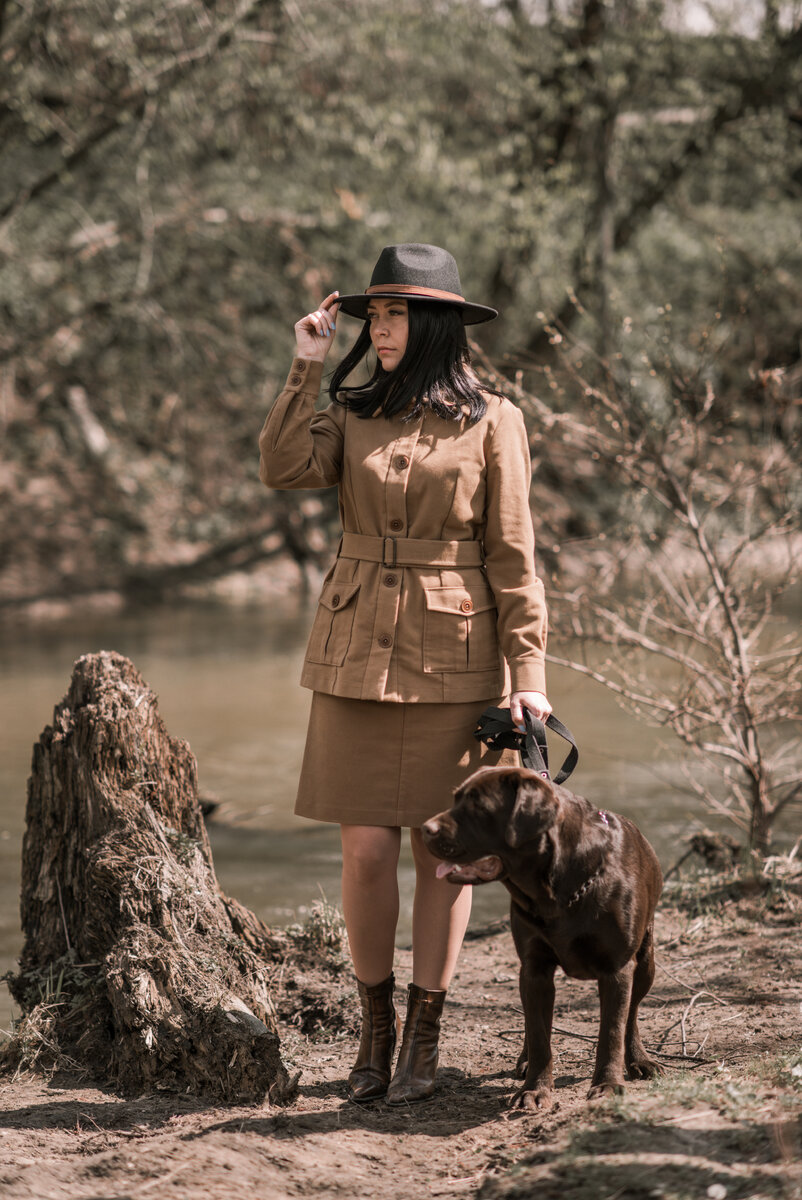 Костюм в стиле "сафари" - сшила сама!