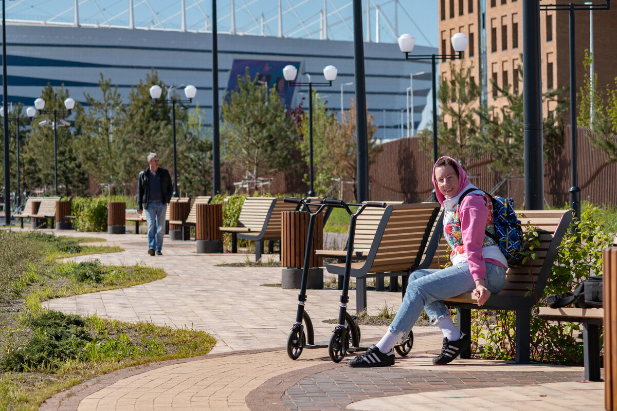 Набережная на острове Октябрьский в Калинининграде