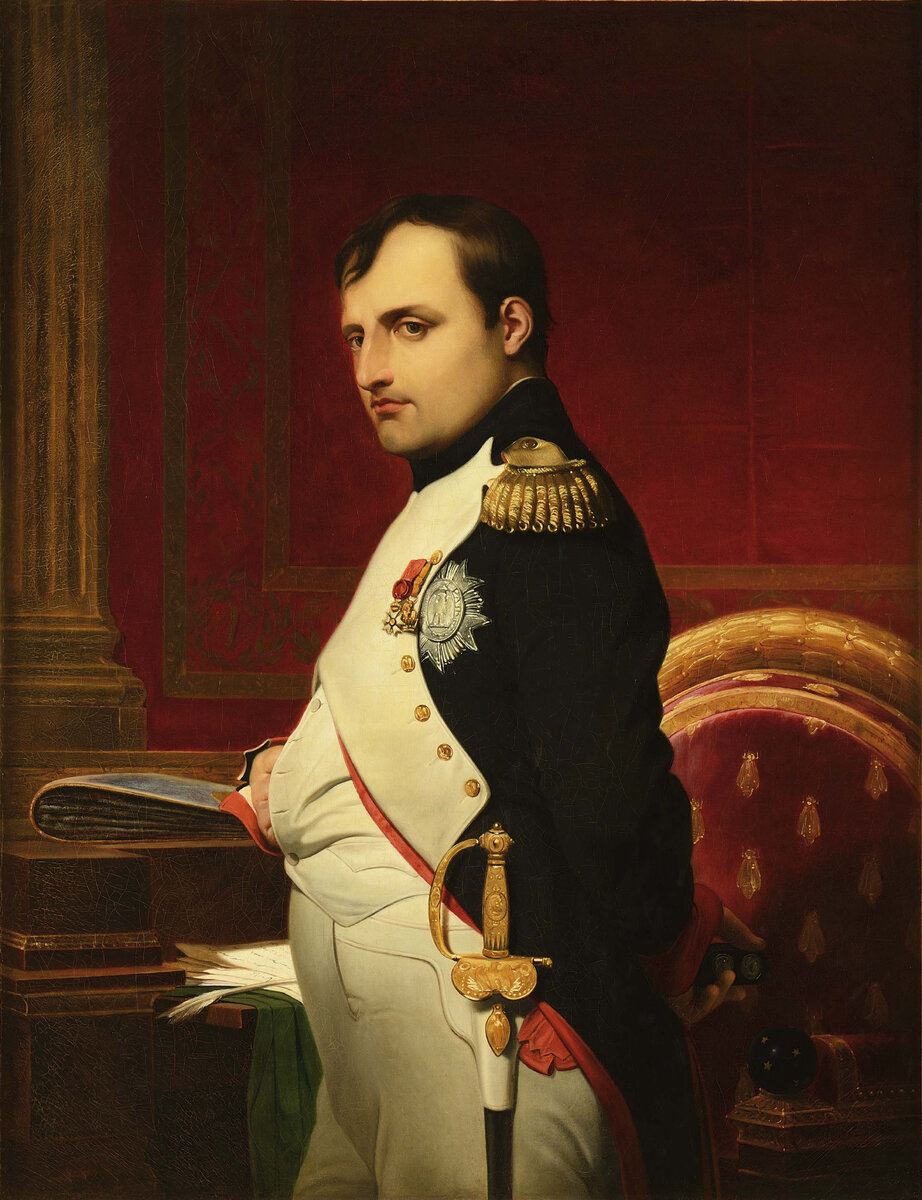 Автор: Поль Деларош - http://www.osenat.auction.fr/_fr/lot/paul-delaroche-1797-1856-attribue-a-laquo-l-rsquo-empereur-napoleon-ier-dans-son-10901567#.WkdfeHnLjcc, Общественное достояние, https://commons.wikimedia.org/w/index.php?curid=19640002