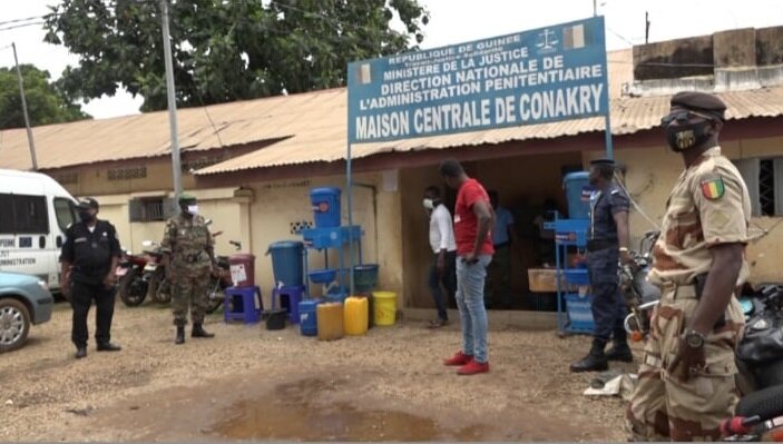 Центральная тюрьма города Конакри.