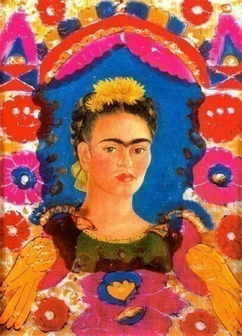 Фрида Кало. Автопортрет "Рама",1937г. Фото взято в сети интернет.