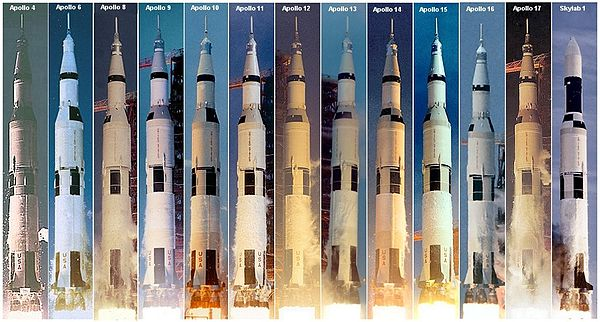 Сатурн-5 Авторство: Maldoror. nasa.gov, Общественное достояние, https://commons.wikimedia.org/w/index.php?curid=442969