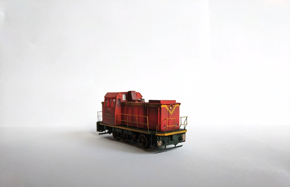 Модель тепловоза ТГМ23 в типоразмере ТТ