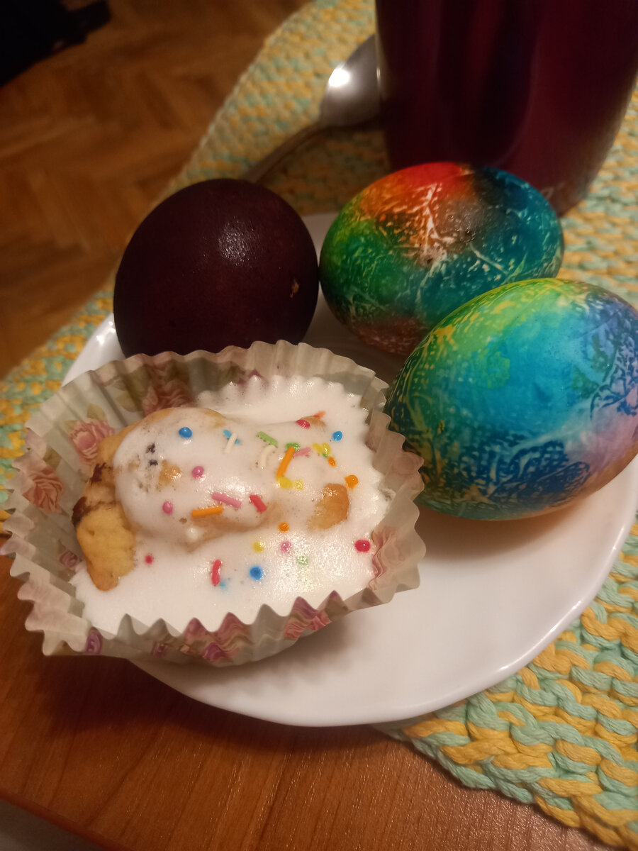 Мини куличи и космические яйца