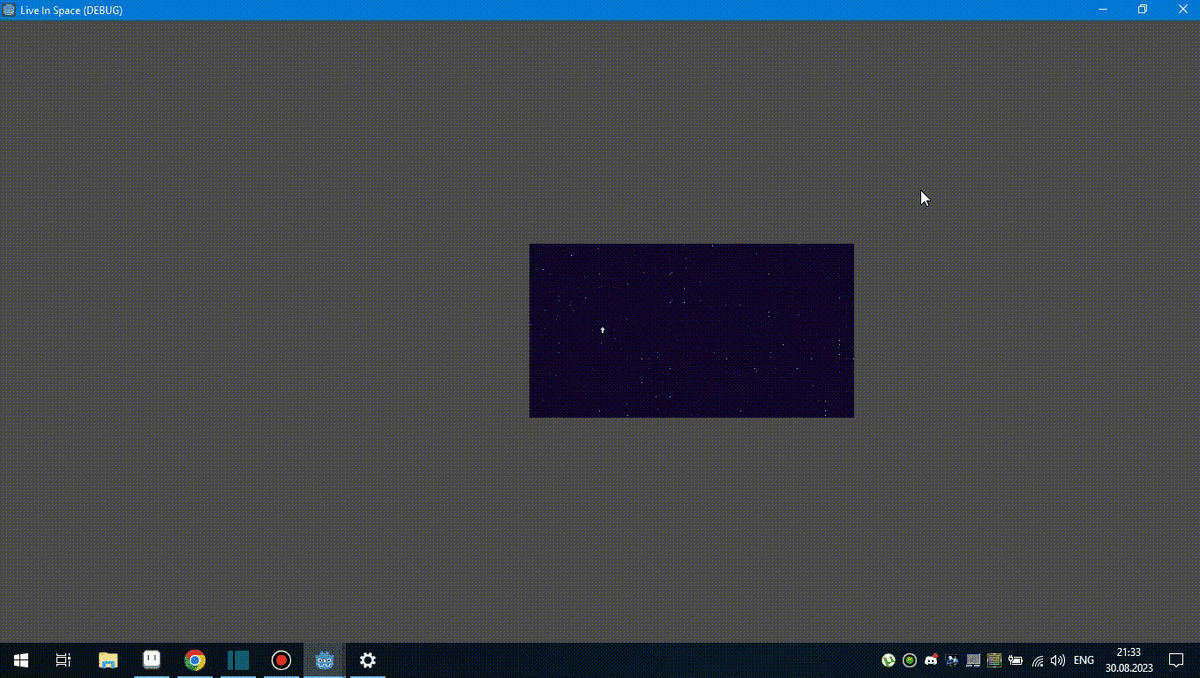 Появление фона