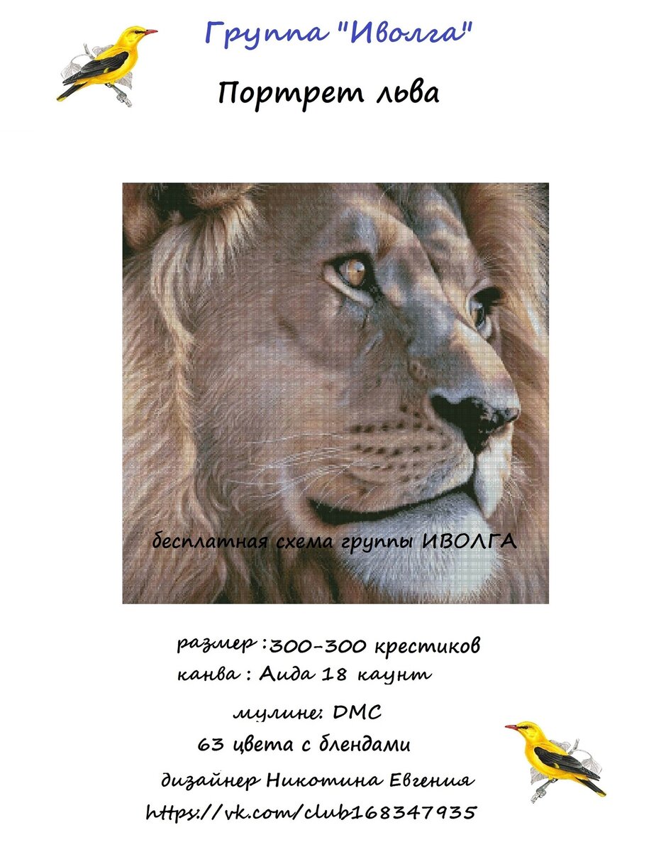 Портрет льва от Иволги