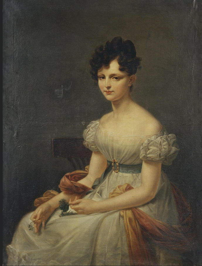 Поскольку портрета Черновой не сохранилось, то, по традиции, здесь будет портрет молодой женщины, худ. неизвестен, 1820-е гг. Могла ли Чернова выглядеть как-нибудь так?