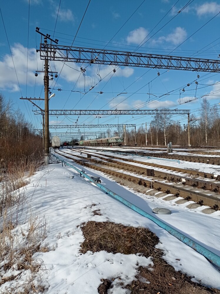 "Горка" законсервирована, составы формируют с помощью маневрового тепловоза.
