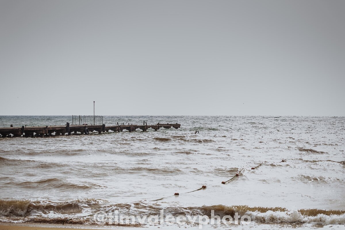 Пирс на набережной Горького в Евпатории