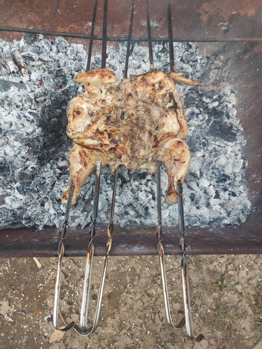 Курица на углях в фольге: рецепты, как приготовить целиком, на решетке