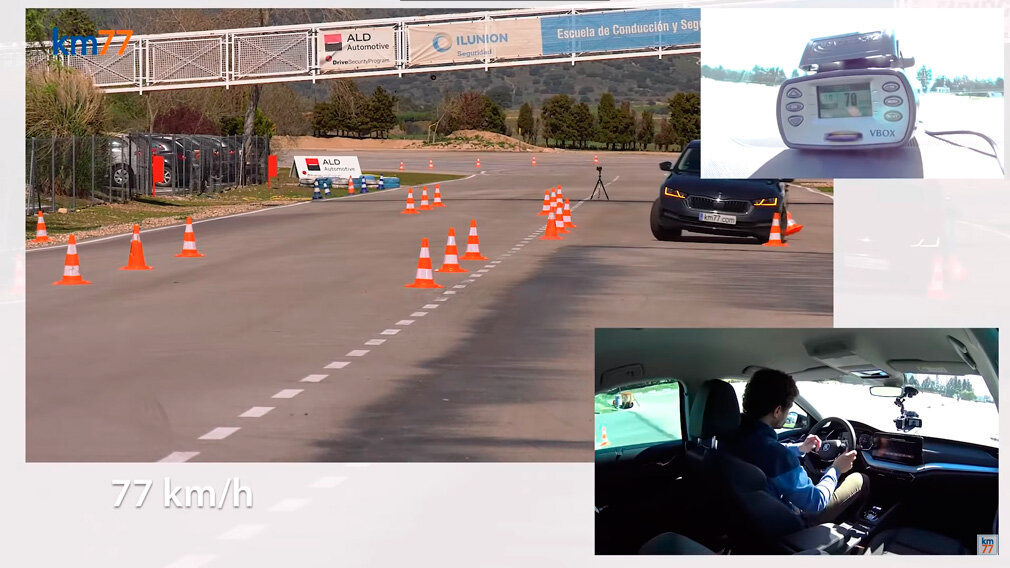 Skoda Octavia. Скриншот с YouTube-канала km77