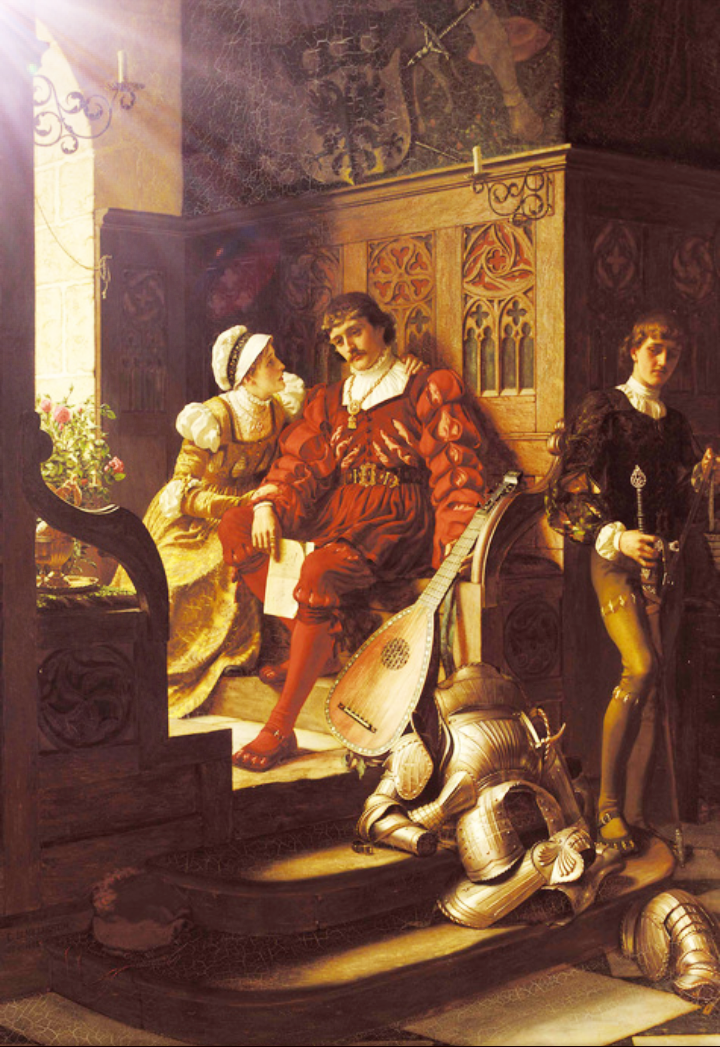 В стенах замка. 