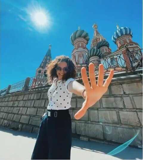 Источник: instagram.com Таапси на Красной площади