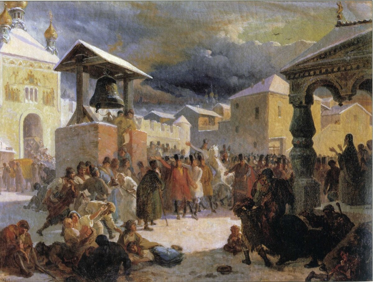 Василий Худяков. Новгородское вече Источник: http://novgorodcivilization.ru/?page_id=675