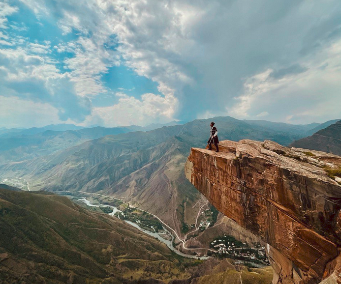 «Язык тролля» в Гоор, Дагестан
