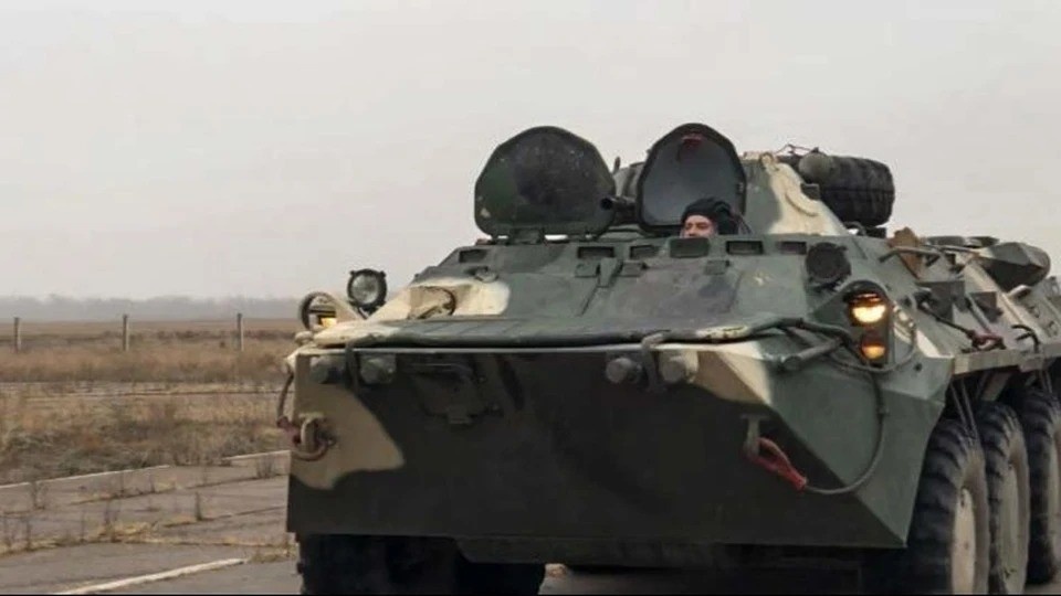     Белорусские миротворцы в Казахстане. Фото: кадр видео Минобороны России