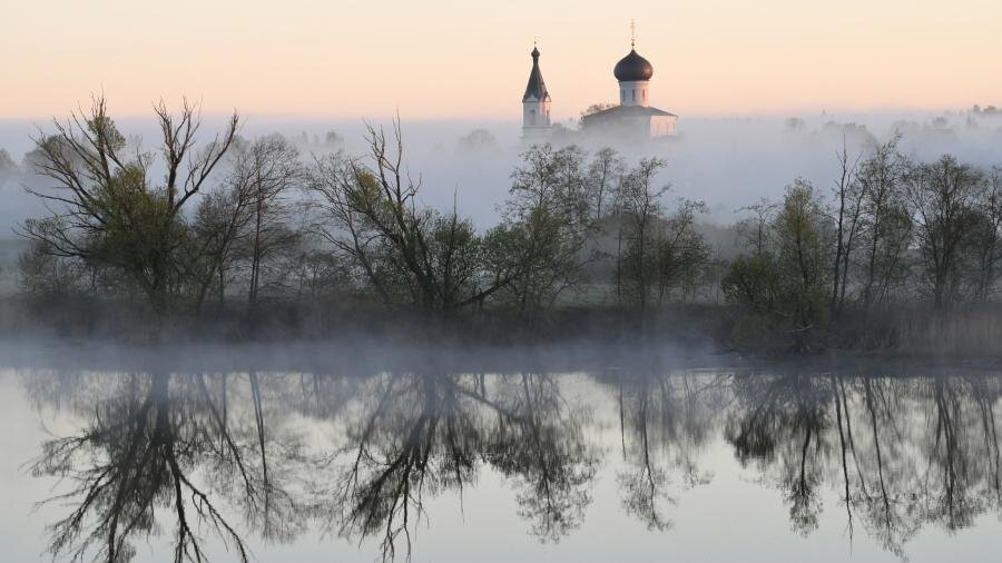 Весенние виды на реке особенно нежные