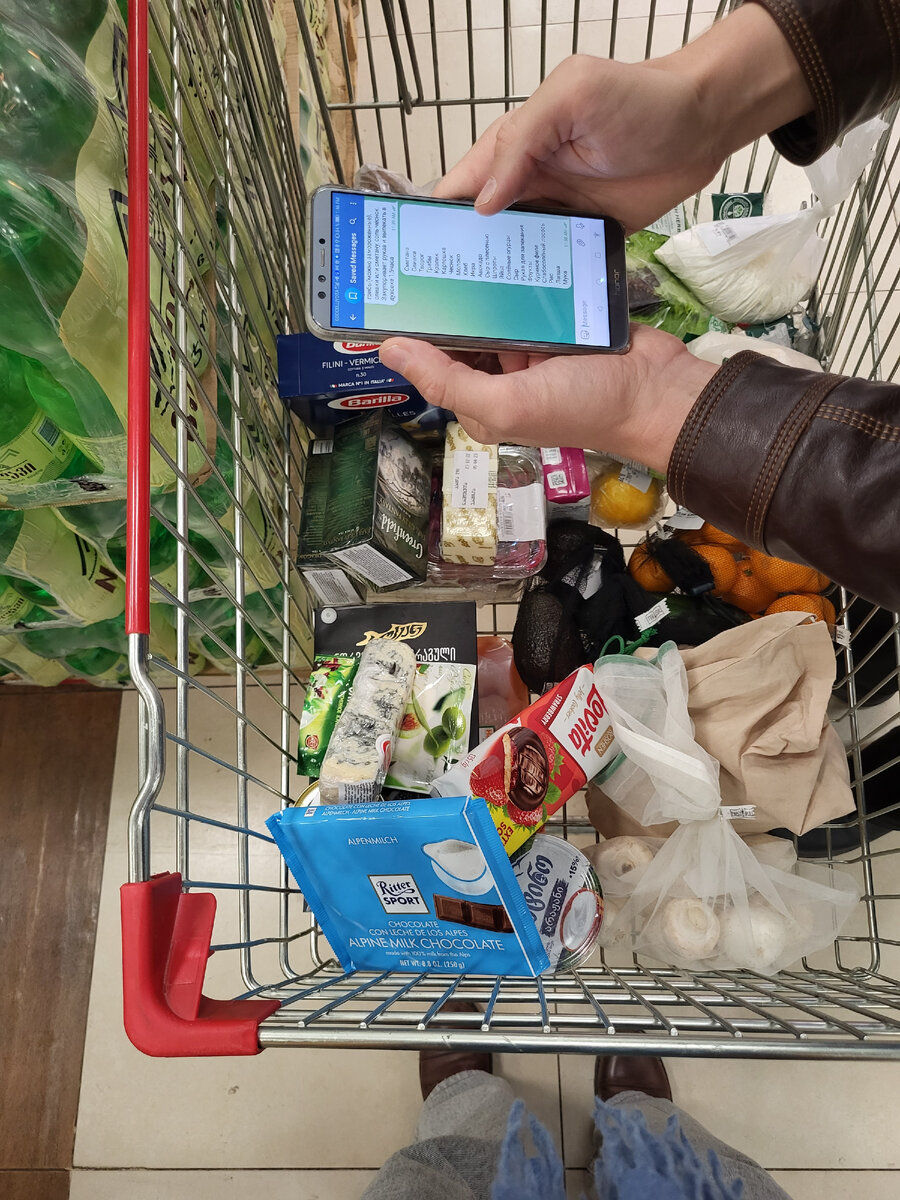 Наша продуктовая корзина))