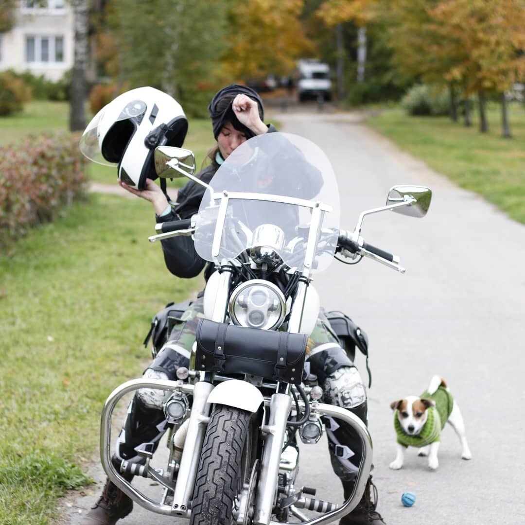 Подшлемник всегда вкривь-вкось