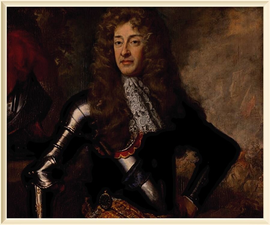Портрет короля Якова II (1633-1701). Художник Годфри Кнеллер. Посольство Великобритании в Гааге.