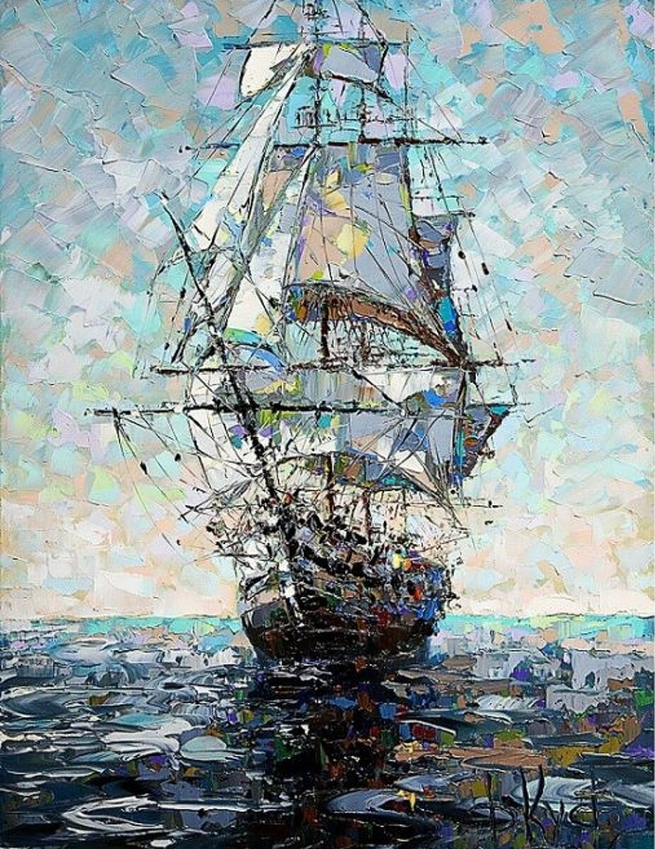 Sail art. Художник Дмитрий Кустанович парусник. Дмитрий Кустанович картины корабли. Кустанович Алые паруса. Кустанович море живопись.