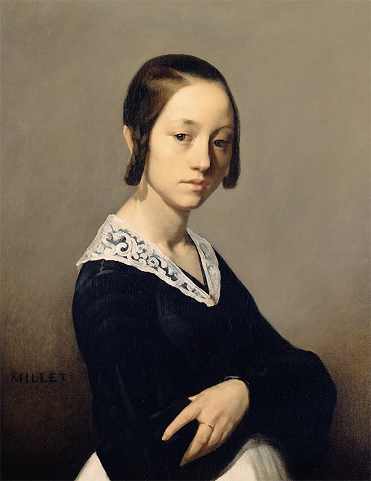 Жан-Франсуа Милле. Портрет Луизы-Антуанетты Фёардан, 1841