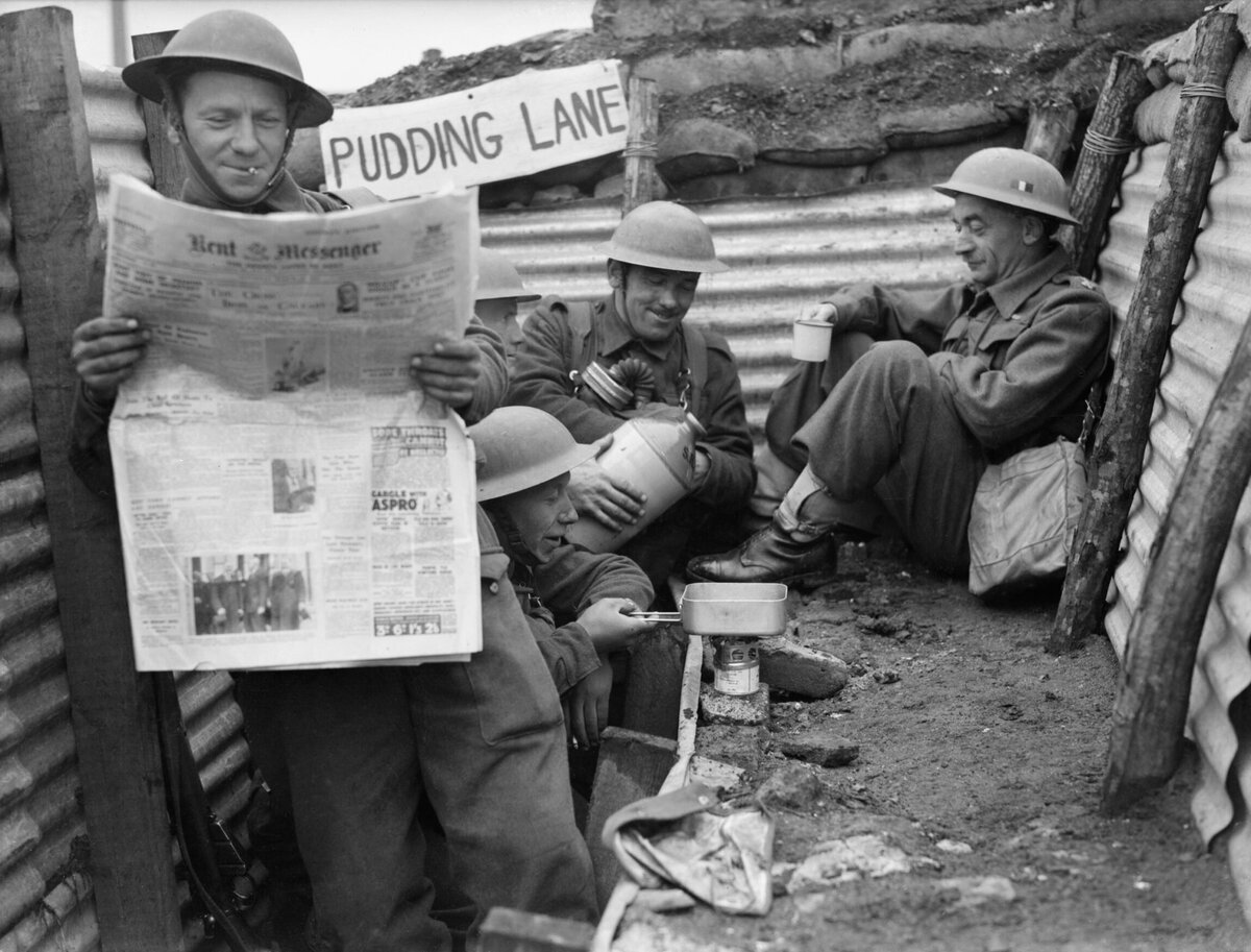 Французские солдаты в окопах. 1940 год. Фото lexx1205.livejournal.com