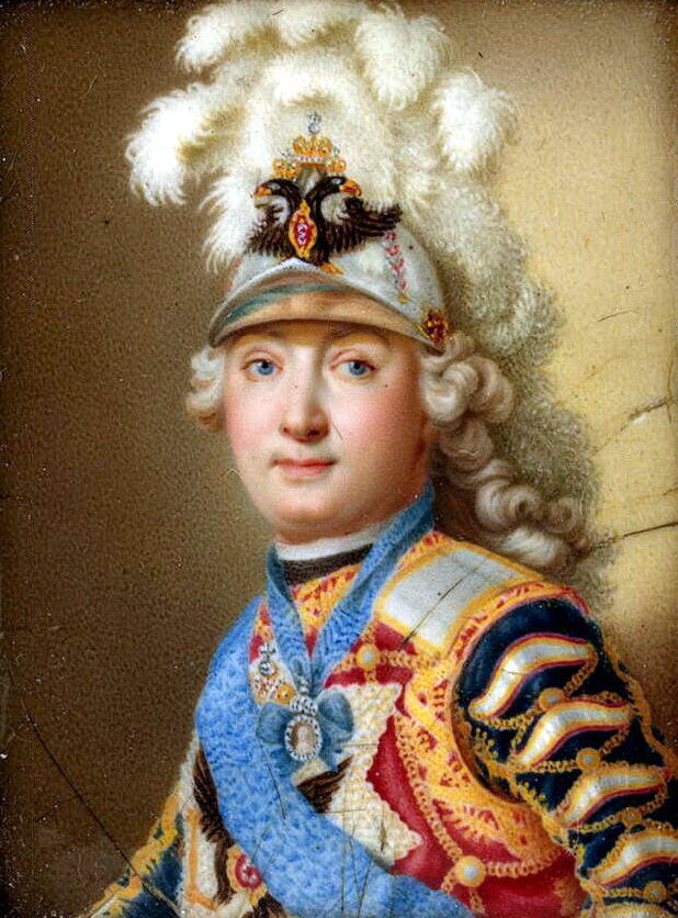 А. И. Чёрный (Чернов). Портрет графа Г. Г. Орлова.