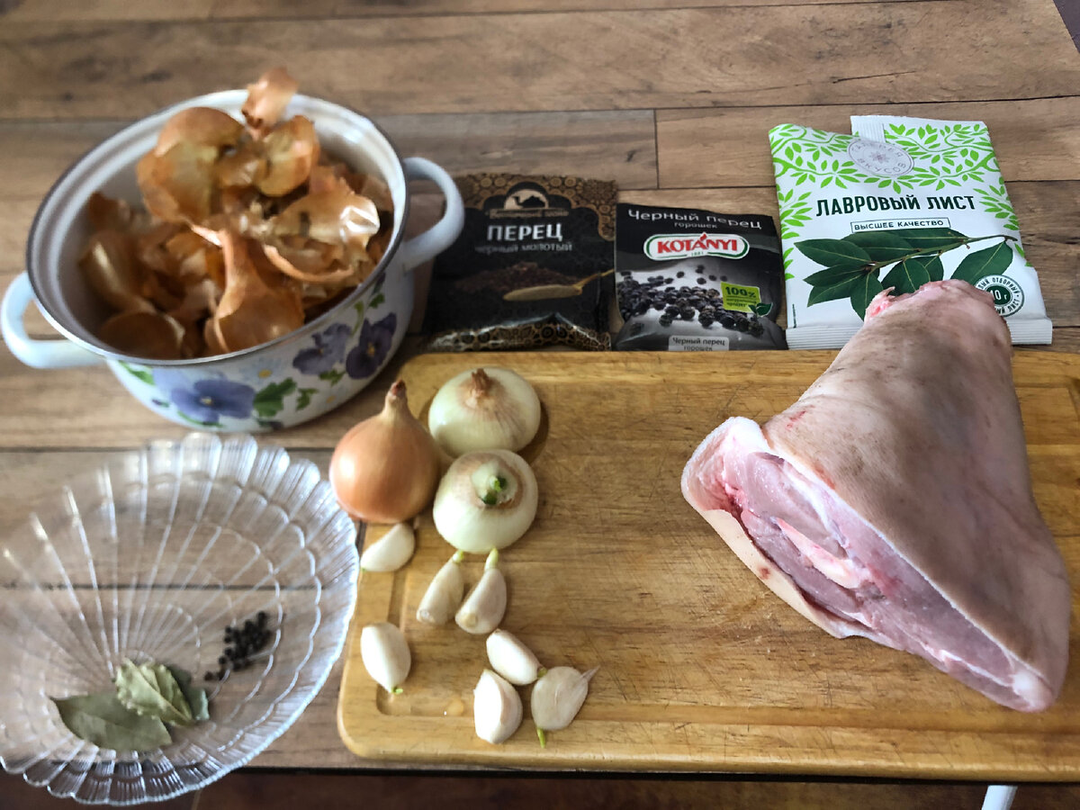 Необходимые продукты. Фото - авторские.