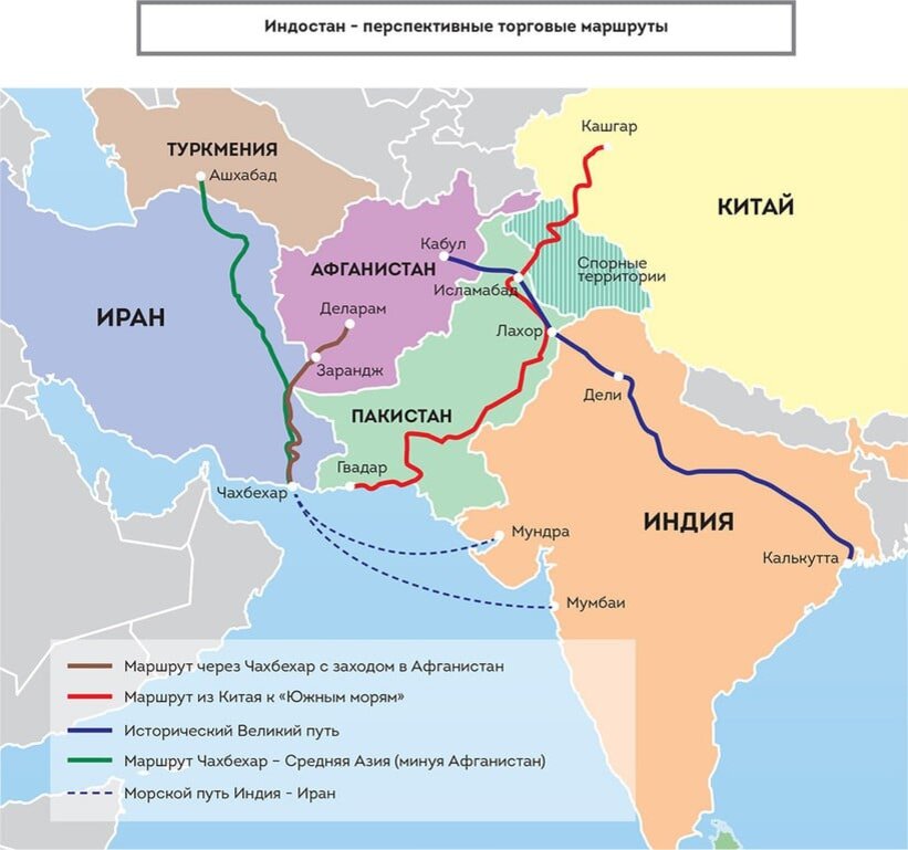 Карта афганистана и пакистана