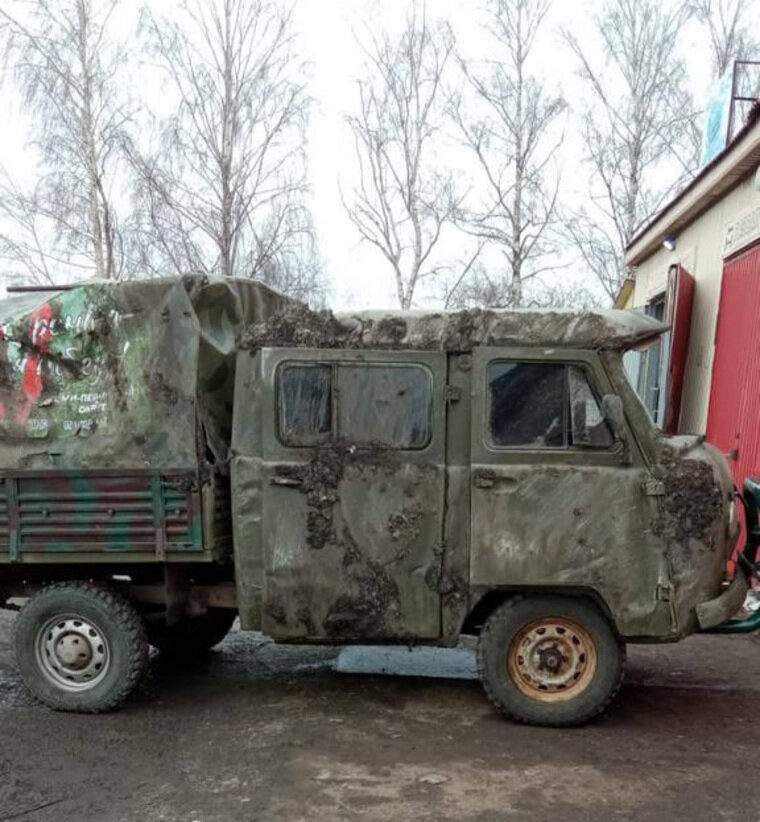    Один из пяти уцелевших автомобилей УАЗ, который нуждается в ремонте