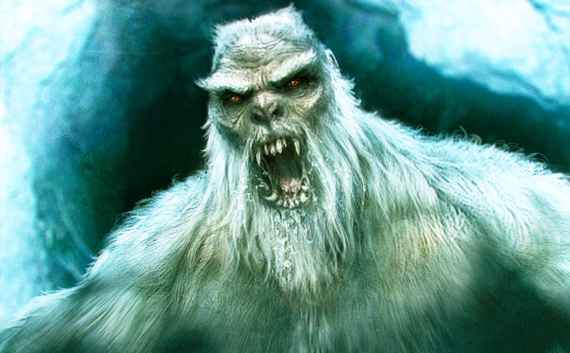 The yeti. Етти. Етти снежный. Йети фото. Монстры ети.