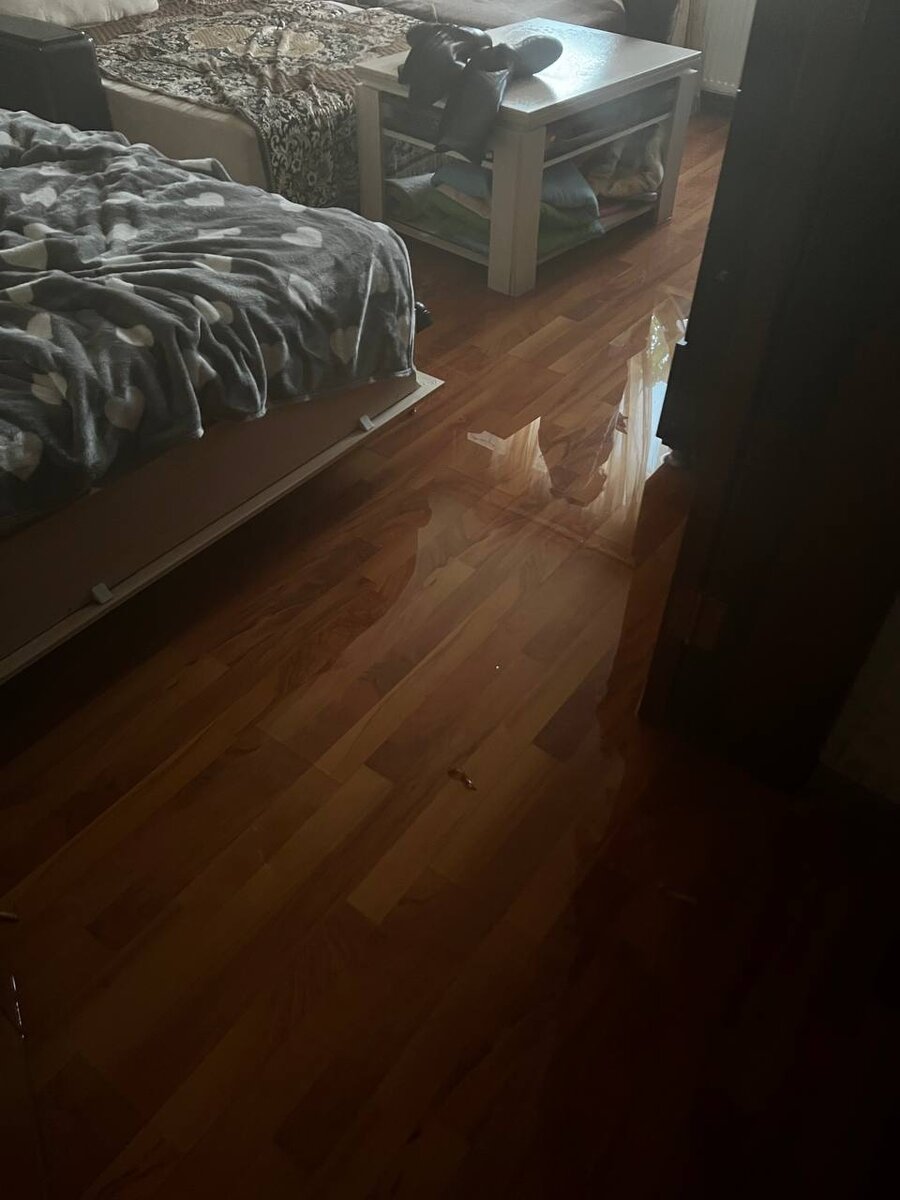 Какая замечательная гладь воды на ламинате☺️