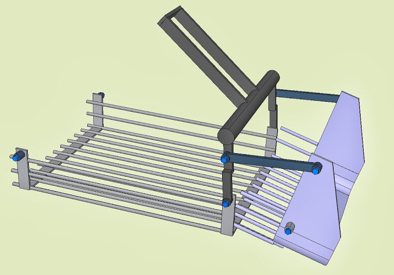Как сделать картофелекопалку для минитрактора