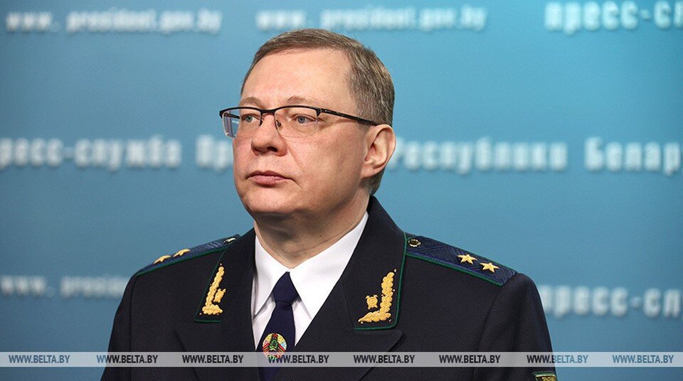     Генеральный прокурор Беларуси Андрей Швед. Фото: БелТА