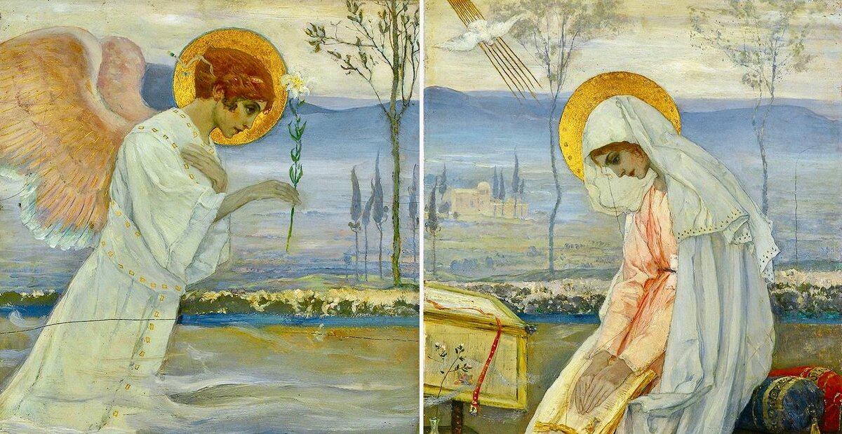 "Благовещение", М. Нестеров