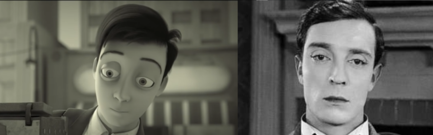 Моррис Лессмор и Бастер Китон