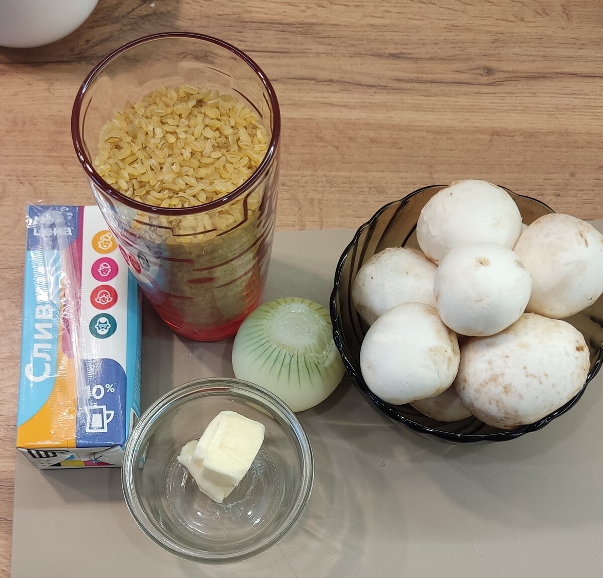 Шпинат забыл добавить на общий снимок, но он есть