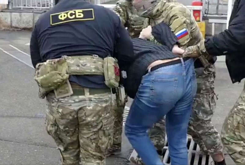    Задержание украинского террориста