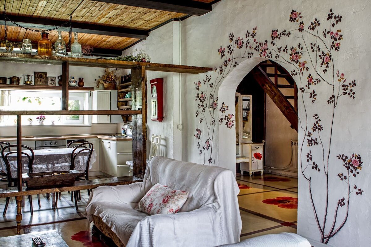 Деревенский интерьер. Яндекс картинки.