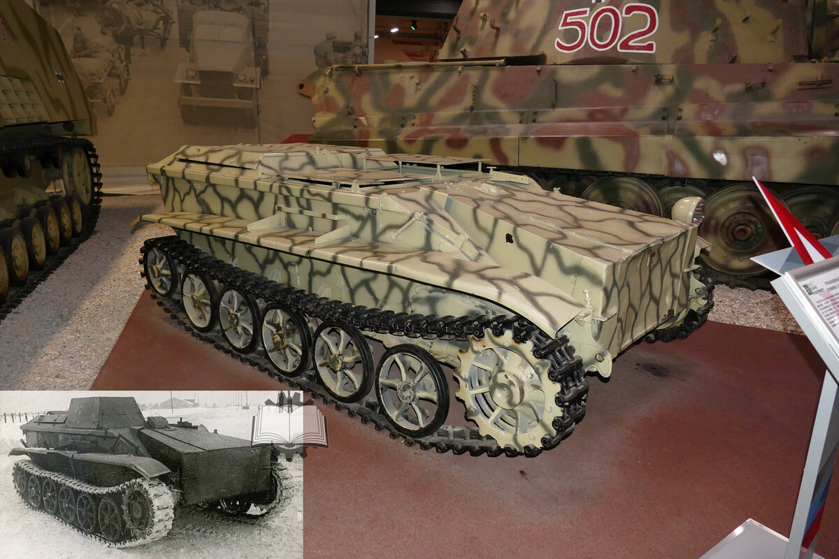 Sd.Kfz.301 (Borgward B IV b), нынешнее состояние и то, как машина выглядела в начале 1944 года.