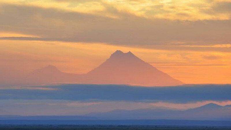     Вулкан Шивелуч, Камчатка. @ustkamchatsk