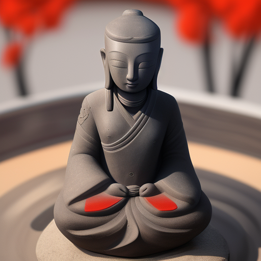 Буддийская статуэтка.