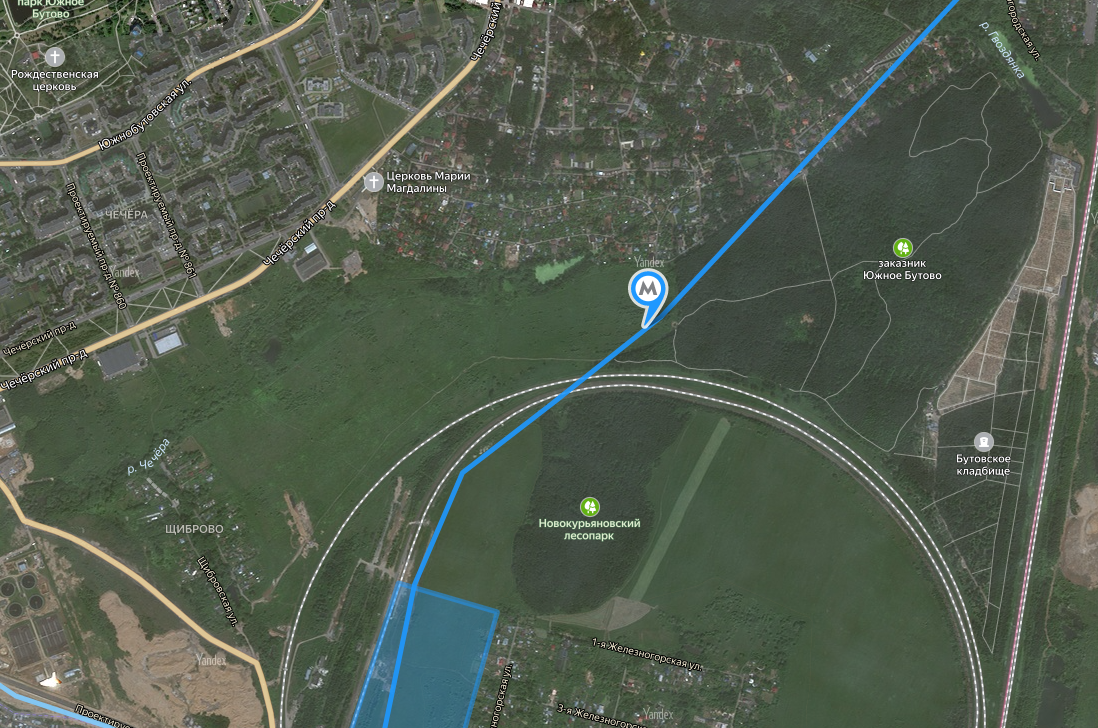 Продление Бирюлёвской линии метро в Щербинку — предпроект. | Владислав ...