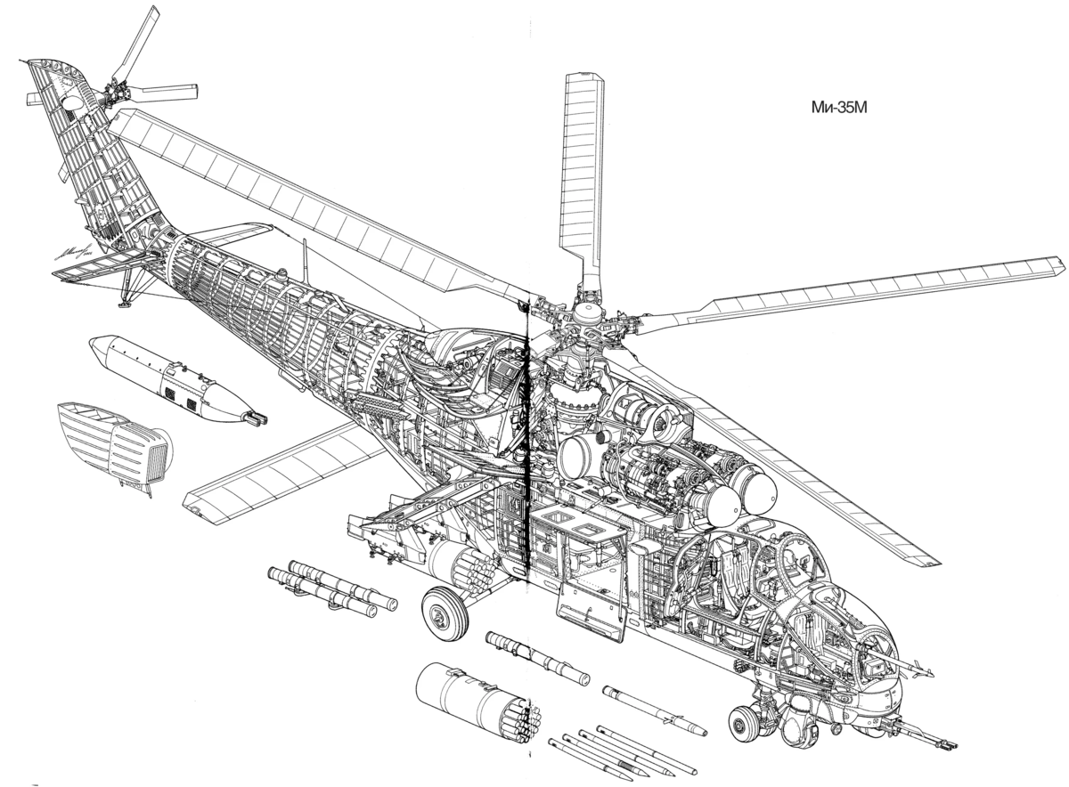 Ми 24 чертеж