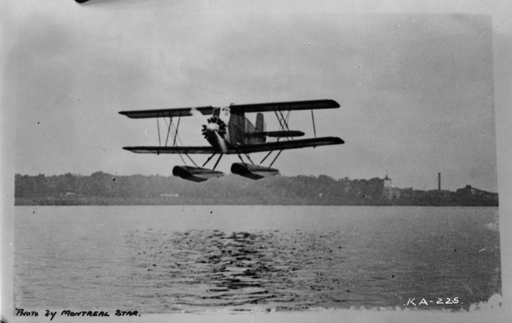 Canadian Vickers Vanessa в полёте. Фото: Public domain // Bibliothèque et Archives Canada