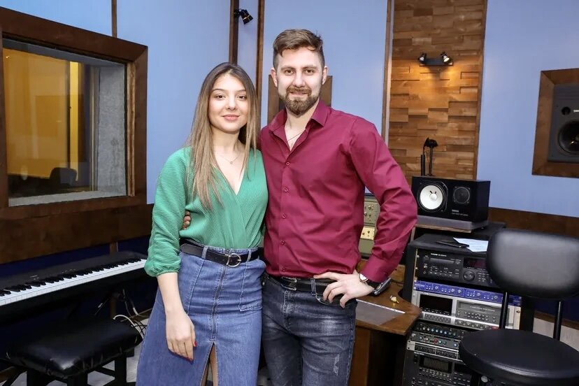 Владимир Яцкевич на студии с Анаит