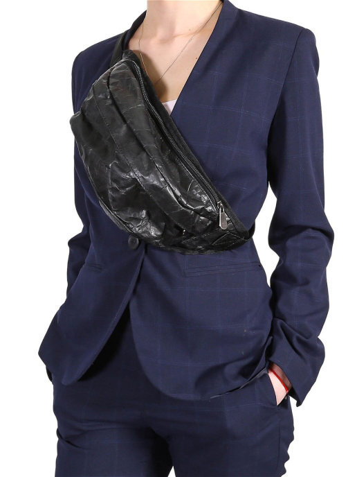 Ranzel / Поясная сумка Багги черный/ Сумка бананка/ Подарок мужчине/ Поясная сумка/ Бананка/ Сумка на плечо