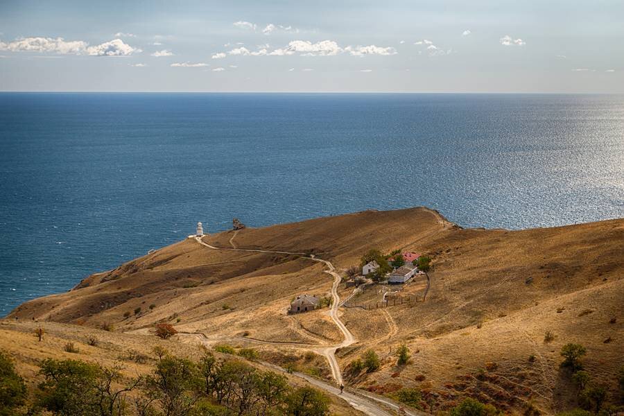 Где-то на мысе Меганом в Крыму