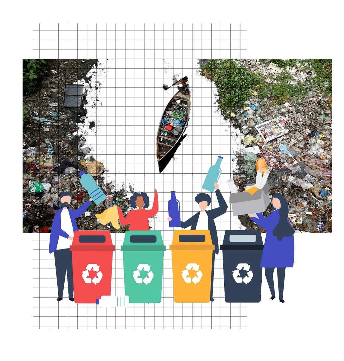 Рисунок на тему сортировка мусора